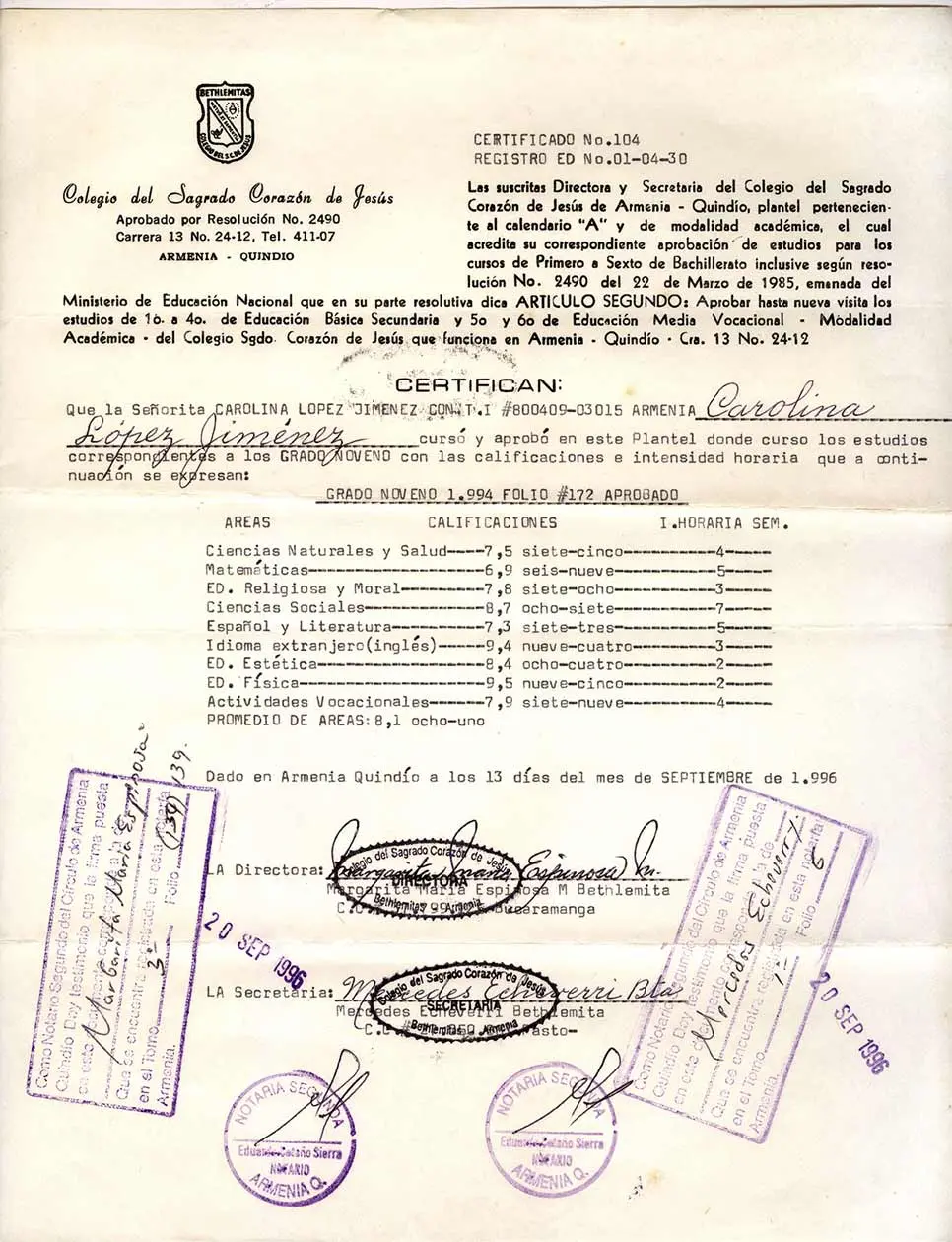 Archivador | Abril